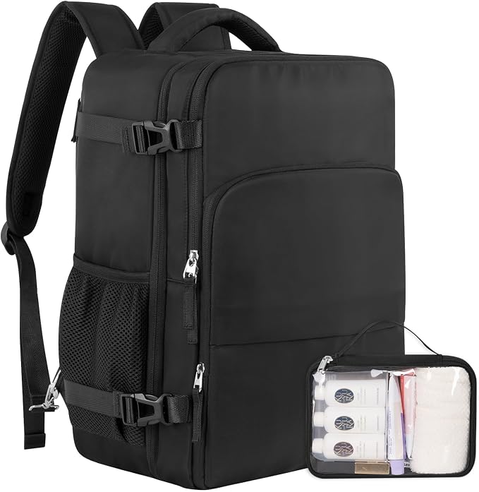 Travel Backpack for Men Women, Personal Item Travel Bag by Sinaliy