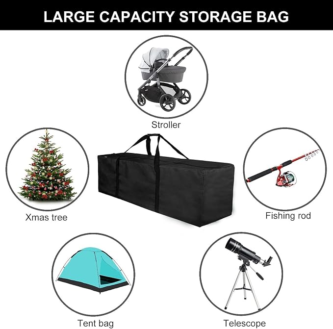 INFANZIA 45inch Sports Duffel Travel Bag, 115L Extra Large Duffel Luggage Bag - Image 6