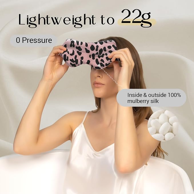 ZIMASILK Adjustable 100% 22 Momme Mulberry Silk Sleep Mask - Image 2