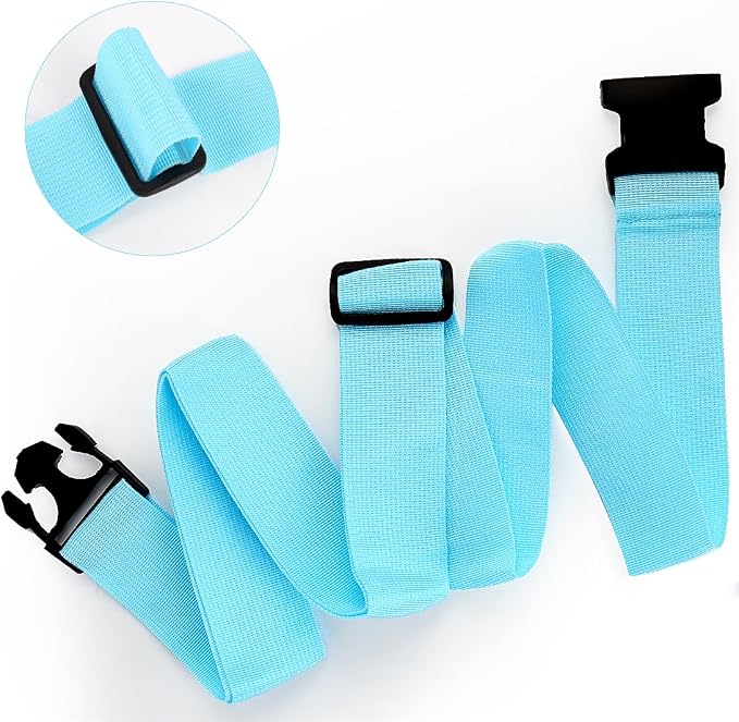 2Pack Luggage Straps for Suitcases, Travel Connector for Carry On Bag, Add Bag - Image 2