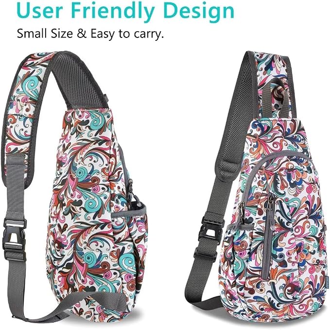 TITECOUGO Small Sling Bag, Lightweight Crossbody Backpack - Image 3