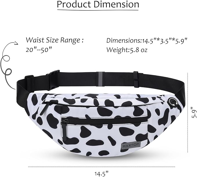 MAXTOP Large Crossbody Fanny Pack - Image 4
