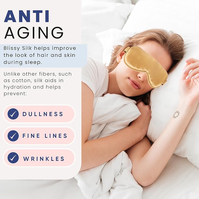 Blissy Silk Sleep Mask - Image 6