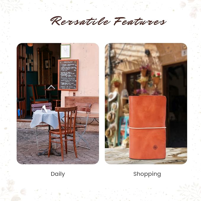 Genuine Leather Nomad Organizer Travel Wallet | Women's Wallet Clutch Passport - Image 2