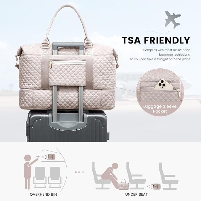 LOVEVOOK Travel Duffle Bag, Weekender Bags - Image 4