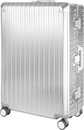 X2 All Aluminum Luggage Suitcase 3 Sizes TSA Lock Carry On Silver by X2