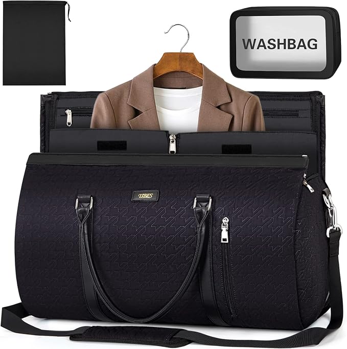 Garment Bag for Travel Convertible Carry On Garment Bag Large Travel Duffel - Image 8