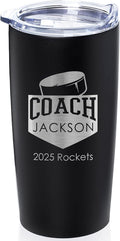 Lifetime Creations Personalized Hockey Coach Tumbler: Custom Hockey Coach Gift by LifetimeCreations