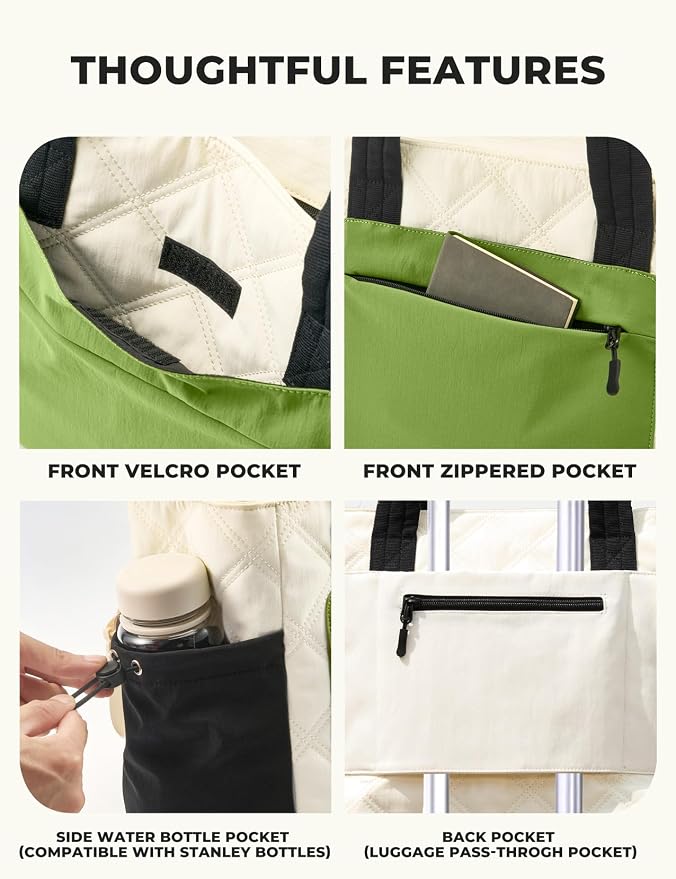 Tote Bag for Women, Lightweight Puffer bag - Image 4
