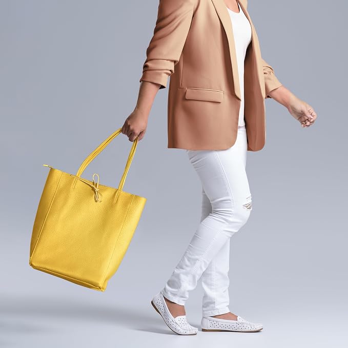 Italian Calf Leather Tote for Women - Image 7