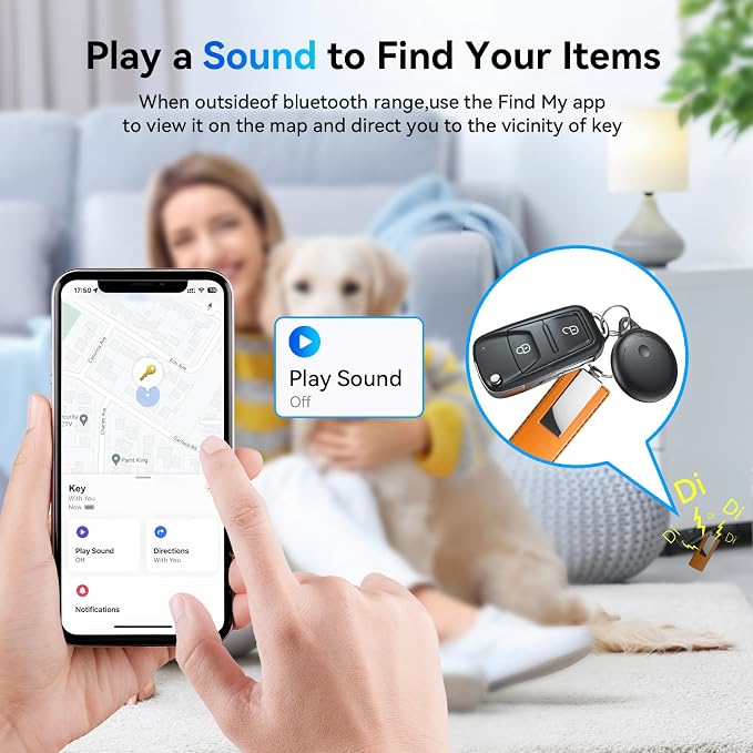 Tags-4 Pack, Smart Bluetooth Tracker Work - Image 3