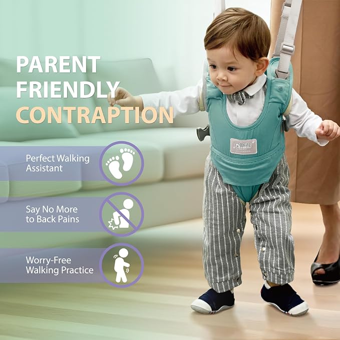 Baby Walking Harness-Handheld Assistant Belt- Toddler Infant Walking Aid - Image 2