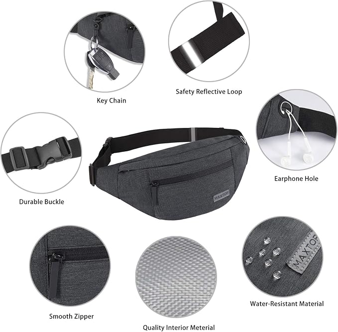 MAXTOP Large Crossbody Fanny Pack - Image 5