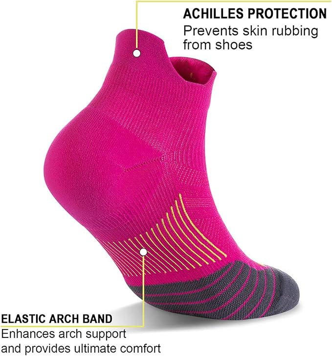 PAPLUS Ankle Compression Sock for Men and Women 2/4/6 Pairs, Low Cut - Image 4
