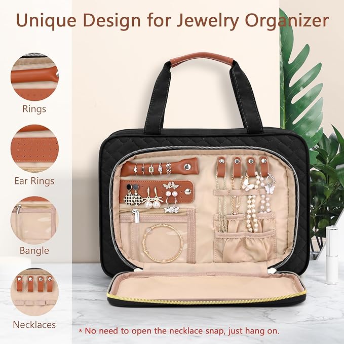 Wedama Toiletry Bag for Women, Hanging Travel Toiletry Bag - Image 2