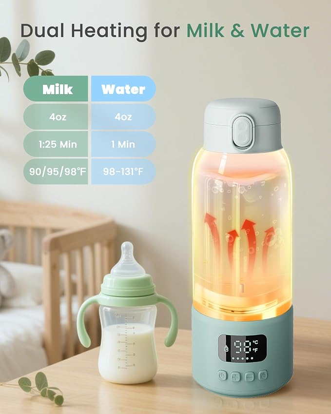 Extended Battery Life Portable Bottle Warmer - Image 4