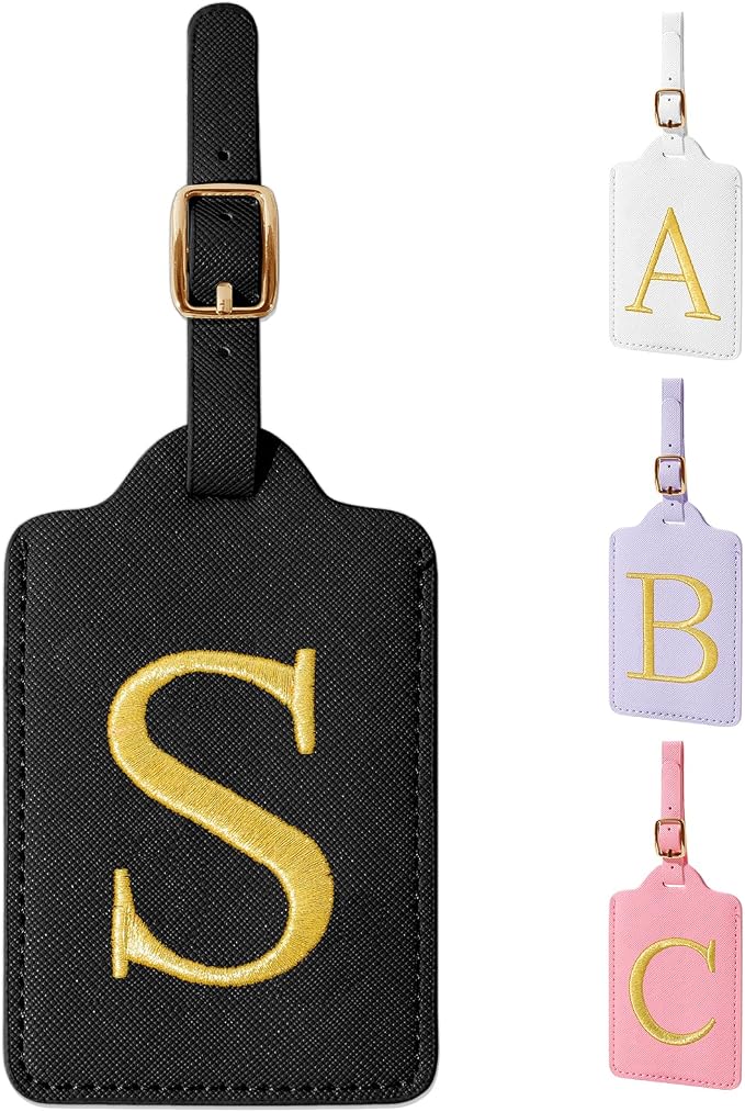 Personalized Initial Luggage Tags by izuzta