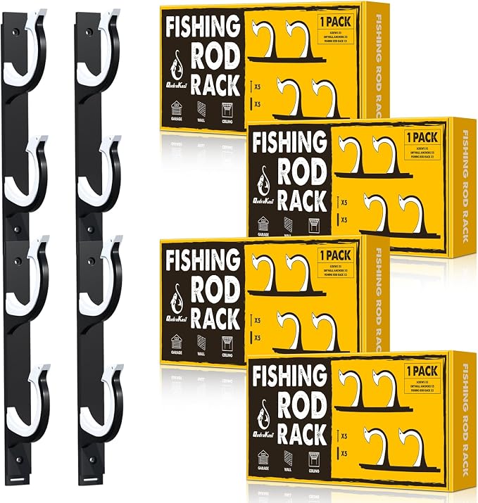 QudraKast Horizontal Fishing Rod Holder by QudraKast