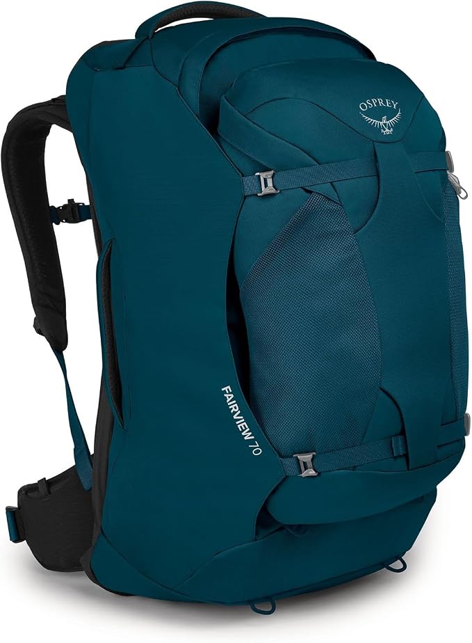Osprey Fairview 70L Women's Travel Backpack, Night Jungle Blue by Osprey