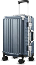 LUGGEX Carry On Luggage with Spinner Wheels, 20 Inch Aluminum Frame Zipperless by LuggeXLUGGAGE