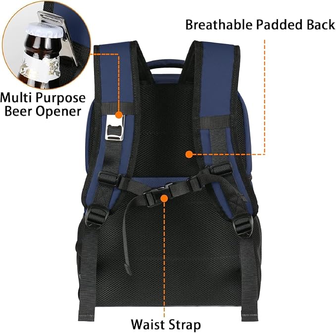 MATEIN Cooler Backpack, 26 Cans Insulated Lunch Backpack - Image 4