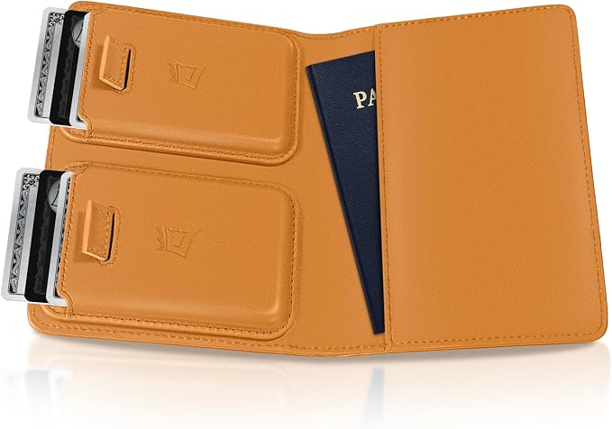 Kings Loot Passport Holder Wallet | RFID Protected Leather Travel Wallet by KingsLoot