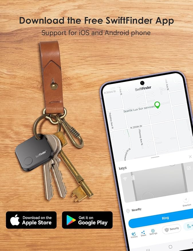 Keys and Phone Finder, Wallets and More, Replaceable Battery, Water-Resistant - Image 3