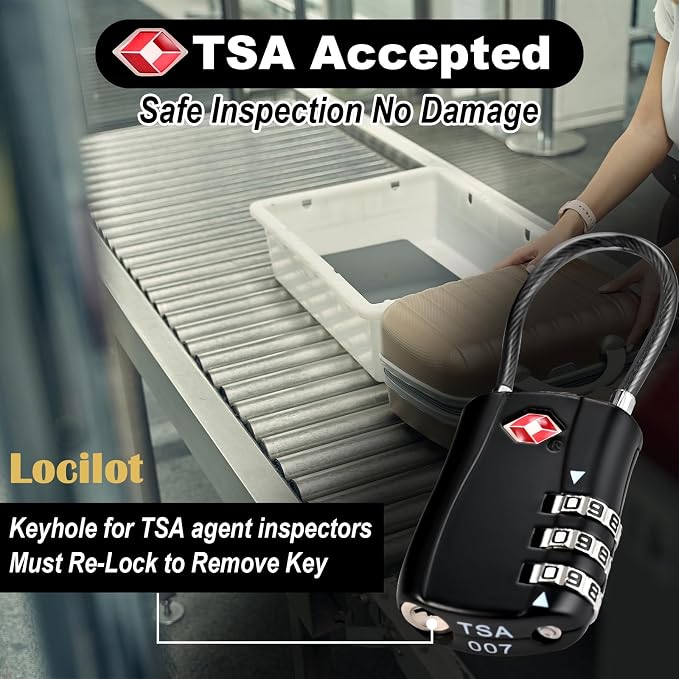 5pcs TSA Approved Luggage Locks - Image 4