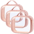 PACKISM TSA Approved Toiletry Bag, 3 Pack Clear Makeup Bags by Packism