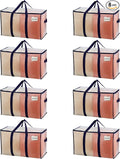 VENO 8 Pack Moving Bags, Heavy Duty, Moving Boxes Alternative, Packing Storage by Veno