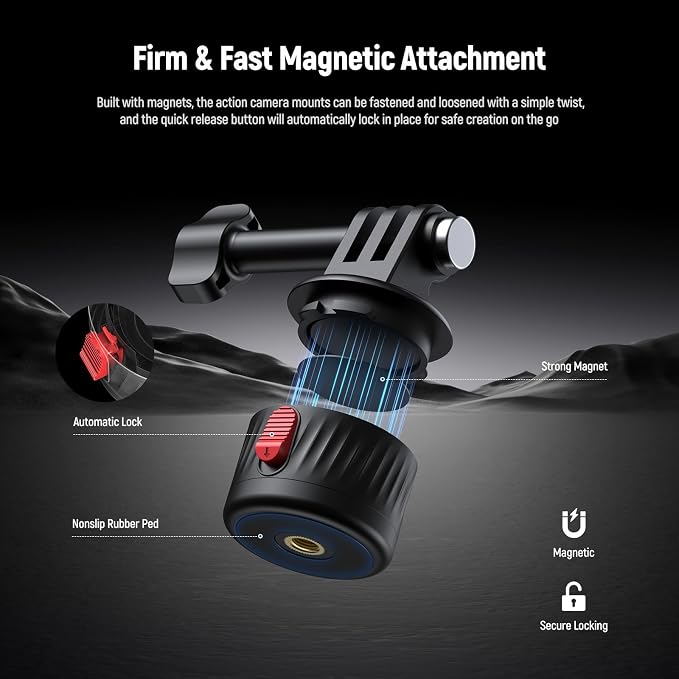 NEEWER GP-24 Action Camera Mount Accessories Kit - Image 3