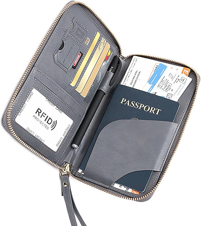 Rowgins Rfid Blocking Passport Holder Wallet, Rowgins Rfid Passport Holder - Image 2
