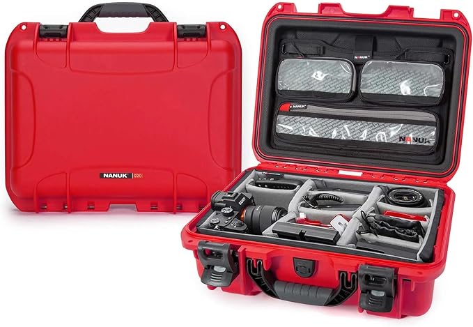 NANUK 920 Pro Photo Kit – Waterproof Travel Camera Hard Case by NANUK