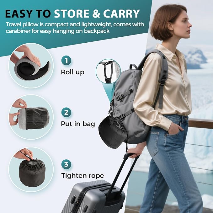 Travel Neck Pillows for Airplanes - Image 3