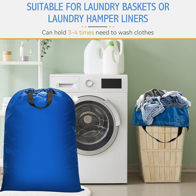 Extra Large Laundry Bag With Handles, Heavy Duty, Travel Laundry Bag - Image 5