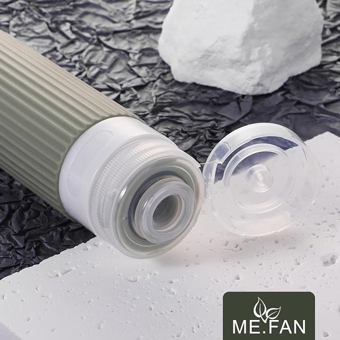 ME.FAN Travel Bottles for Toiletries, TSA Approved 3oz Silicone Journey Size - Image 3
