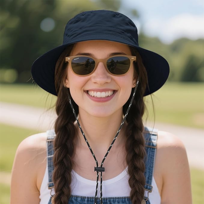 Durio Waterproof Bucket Hats for Woman UPF 50+ Sun Hat UV Protection Packable - Image 6