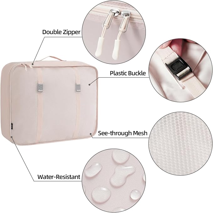 BAGAIL 6 Set/8 Set/10 Set Packing Cubes Various Sizes Packing Organizer - Image 5
