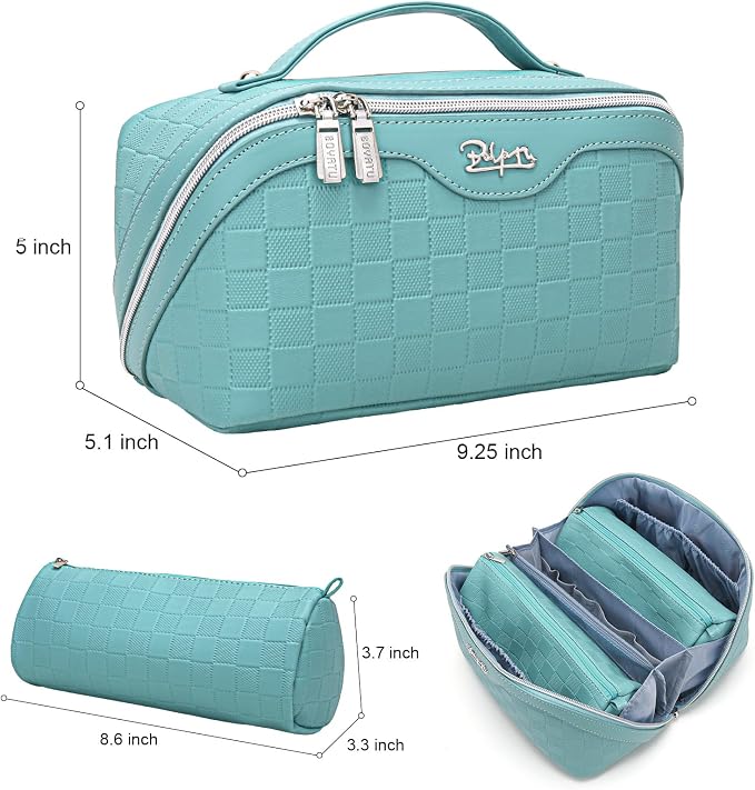 BOYATU Travel Makeup Bag Organizer Cosmetic Bag: 3 Pcs Set Make up Bags - Image 9