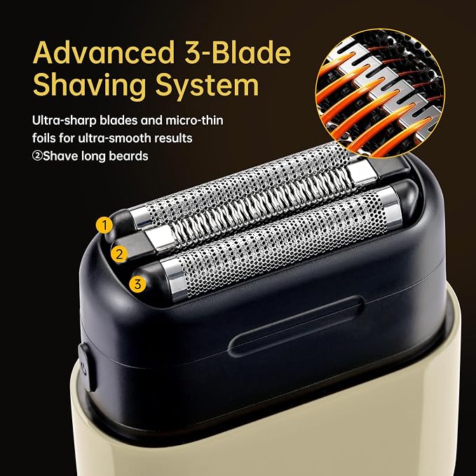 Mini Steel Electric Foil Shavers - Image 4