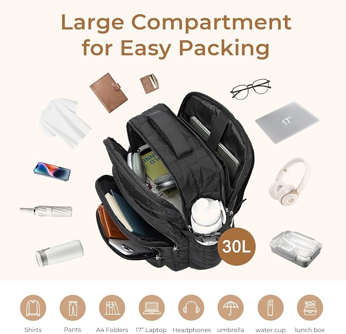 CLUCI Wrinkle-Resistant Laptop Backpack - Image 4