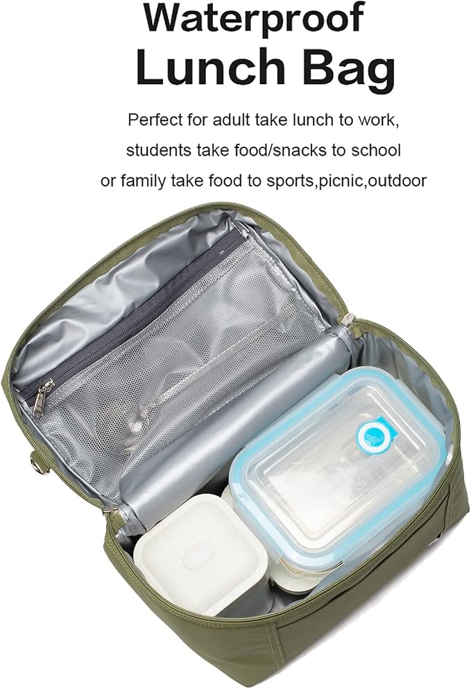NOL Natural Organic Lifestyle Insulated Lunch Bags - Image 7