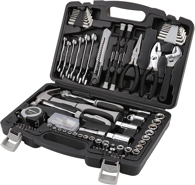 AmazonBasics 131-Piece General Household Hand Tool Set by AmazonBasics