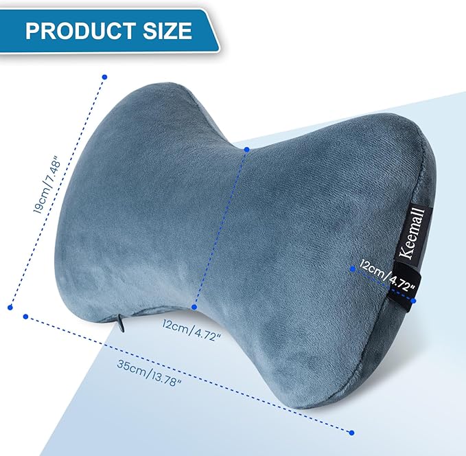 Inflatable Car Neck Pillow Driving, Blow Up Car Headrest Pillow - Image 7