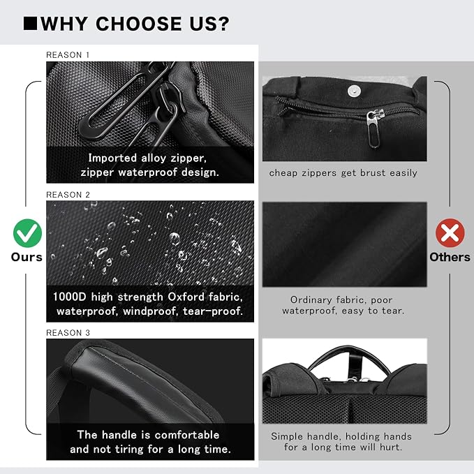 40L Travel Duffle Bag, 4-in-1 Large Gym Bag - Image 6