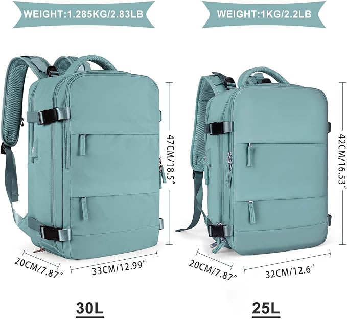 coowoz Travel Backpack For Women Men, Carry On Backpack, Hiking Backpack - Image 2