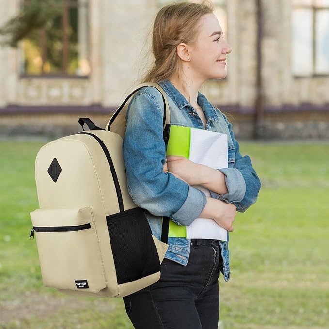 School Backpack, Unisex Classic Bookbag Teens Schoolbag - Image 2