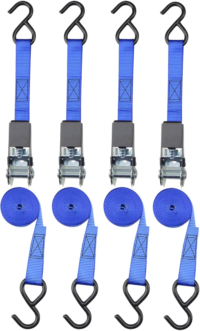 XSTRAP STANDARD Ratchet Tie Down Straps 4 Pk 10 Ft- 300 Lbs Load Cap- 900 Lbs - Image 7