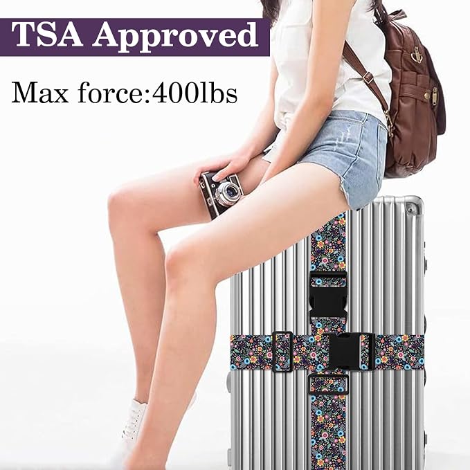 Luggage Straps for Suitcases TSA Approved, Luggage Identifiers for Suitcase - Image 4