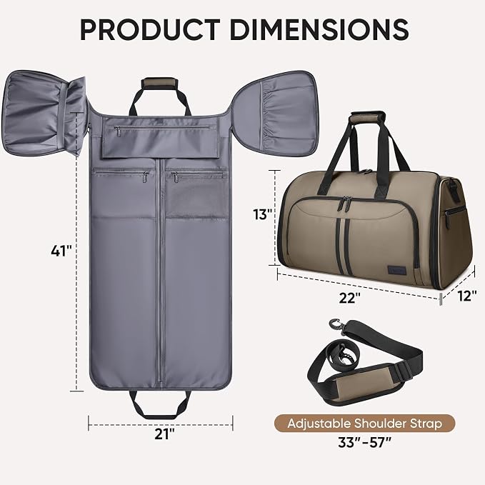 BALEINE Convertible Garment Bag - Image 2